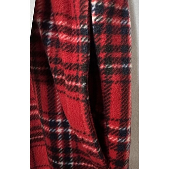 Sonoma Pants Men’s Sz XXL Red Soft Fleece Plaid Sleep Cozy Pockets Drawstrings - Picture 3 of 9